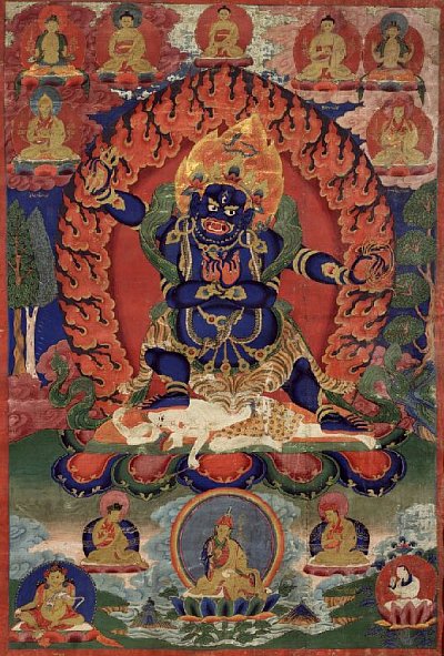 vajrapani tibetan painting